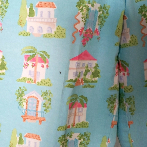 TALBOTS CAPRI PETITES STRETCH SPRING  PRINTED PANTS IN SIZE 6 - Picture 6 of 6